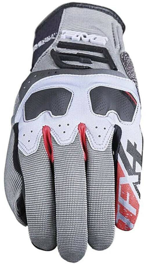 Guanti moto Five Gloves TFX4 Glovesgrey/red